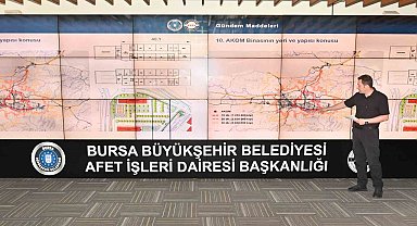 Bursa'nın afet planı AKOM'da masaya yatırıldı