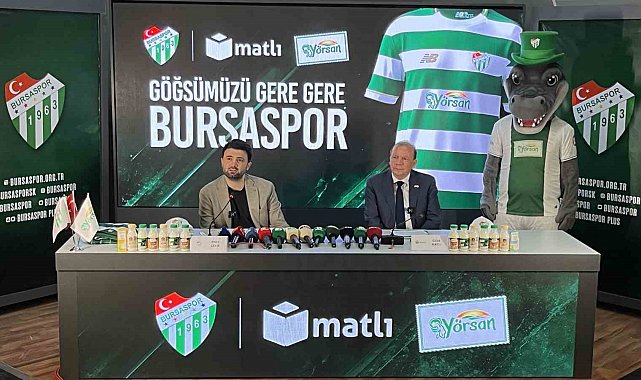 Bursaspor, 70 milyonluk sponsorluğuna imza attı