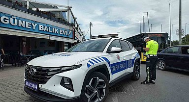 Büyükçekmece'de abart egzoz kullanan ehliyetsiz sürücüye 266 bin lira ceza