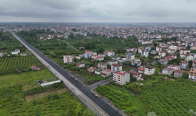 Büyükşehir'den Terme'nin ulaşım altyapısına güçlü katkı