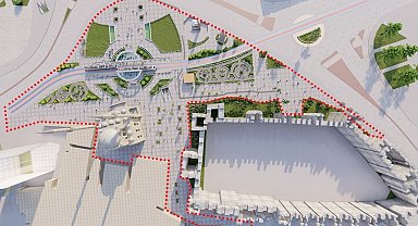 Büyükşehir'in Cumhuriyet Meydanı'nda 'doğal taş dönüşümü' başlıyor