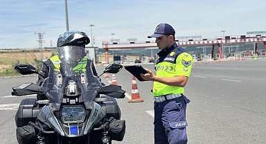 Çanakkale'de jandarma 4 bin 576 araç denetledi