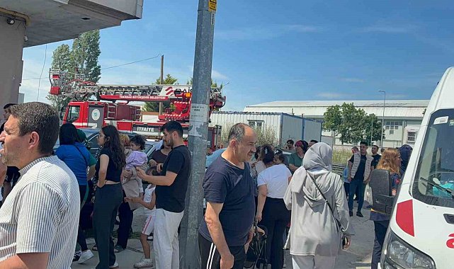 Çerkezköy'de apartman yangını paniğe neden oldu