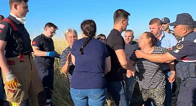Cesedin başında gelin-kayınvalide kavgası kameraya yansıdı