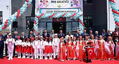 Cevat Ünügür İlkokulu, düzenlenen törenle açıldı