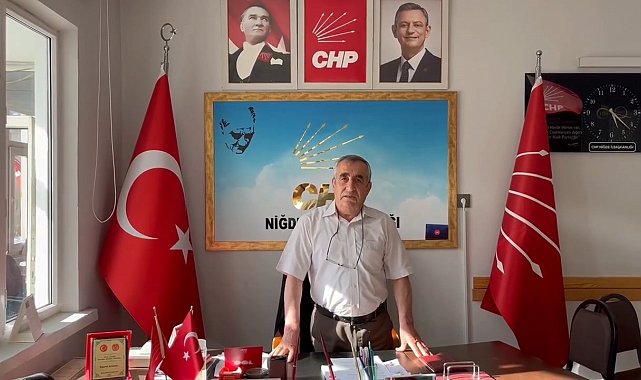 CHP Niğde İl Başkanı görevden alındı