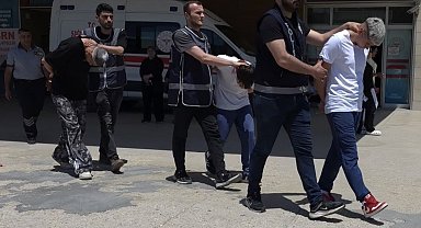 Çocuk parkında dehşeti yaşatanlar adliyeye sevk edildi