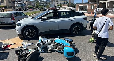 Çocuklarını okuldan almak için yola çıkan anne, motosikletiyle karıştığı kazada hayatını kaybetti
