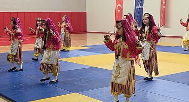Çorum'da gençler ve çocuklar gösterileriyle alkış topladı