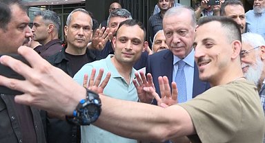 Cumhurbaşkanı Erdoğan Beyoğlu'nda vatandaşlarla buluştu