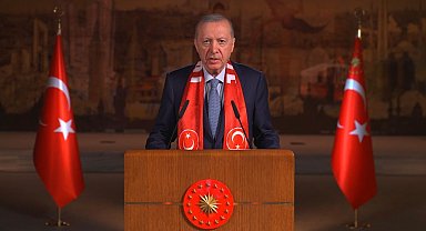 Cumhurbaşkanı Erdoğan'dan A Milli Takım'a destek mesajı: "Mücadeleyi bırakmadığınızda Türkiye için neleri başardığınıza defalarca şahit olduk"