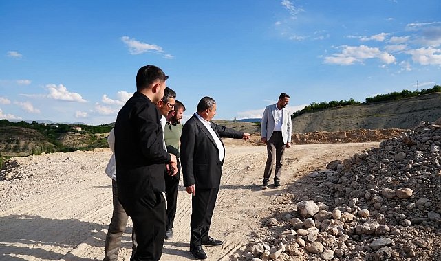 Darende Millet Bahçesi'nde çalışmalar yerinde incelendi