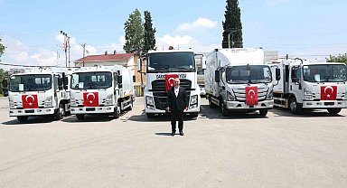 Darıca Belediyesinin araç filosuna 5 yeni hizmet aracı eklendi