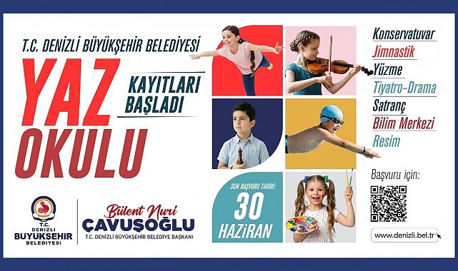 Denizli'de yaz okulu kayıtları başladı