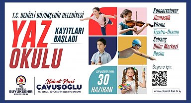 Denizli'de yaz okulu kayıtları başladı