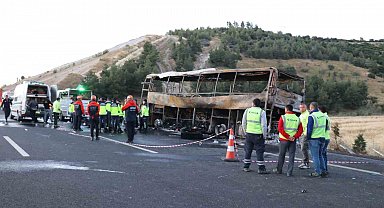 Denizli'deki otobüs faciasında hayatının kaybedenlerin sayısı 9'a çıktı