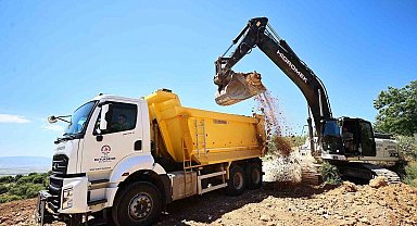 Denizli'nin 4 ilçesini birbirine bağlayan yolda çalışmalar başladı