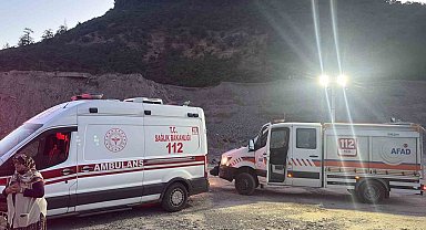 Dere suları yükseldi, mahsur kalan 2 kişi kurtarıldı