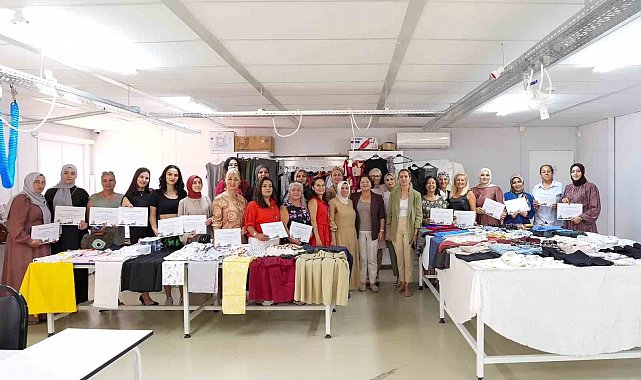 Didim Belediyesi Moda Tasarım ve Temel Dikiş Eğitimi yıl sonu etkinliği gerçekleştirildi