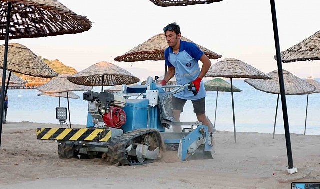 Didim'de plajlar düzenleniyor