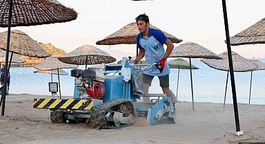 Didim'de plajlar düzenleniyor