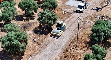 Didim'de yol çalışmaları sürüyor