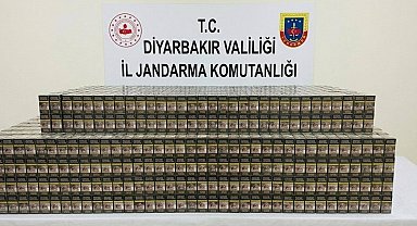 Diyarbakır'da 14 bin 988 paket kaçak sigara ele geçirildi