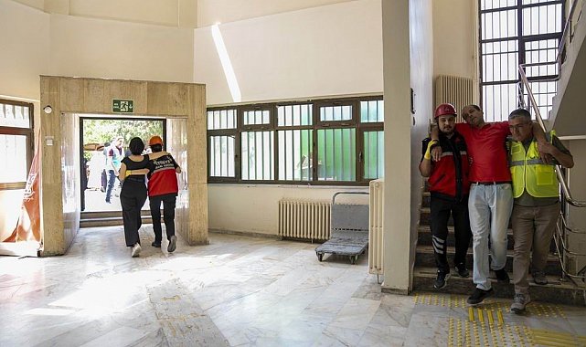 Diyarbakır'da deprem ve yangın tatbikatı