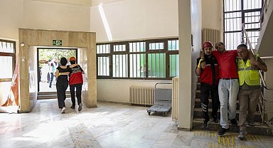 Diyarbakır'da deprem ve yangın tatbikatı