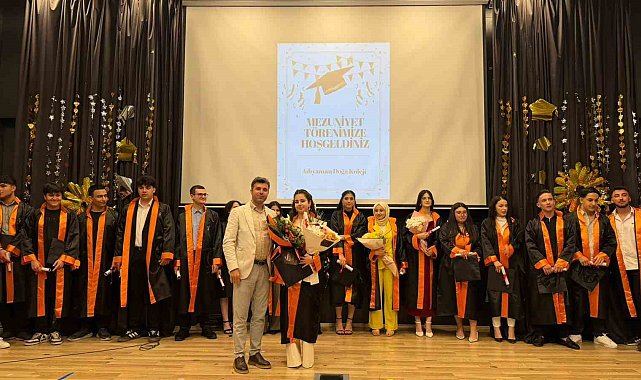 Doğa Kolejinde mezuniyet coşkusu yaşandı