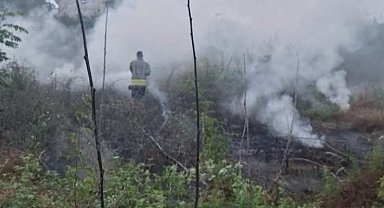 Dörtyol'da bahçe yangını