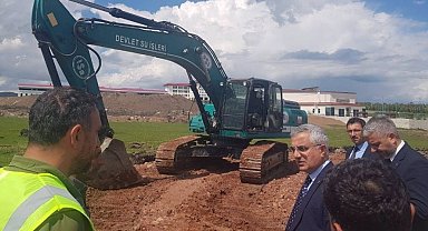 DSİ bölge müdürü Kotan, Ardahan'da çalışmaları yerinde inceledi