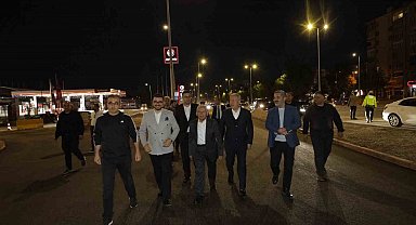 DSİ-Yeni Sanayi Katlı Kavşağı'nda gece yarısı mesaisi