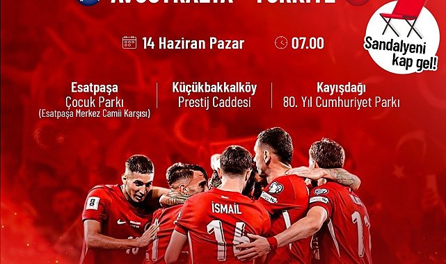 Dünya Kupası'ndaki milli heyecan dev ekranda