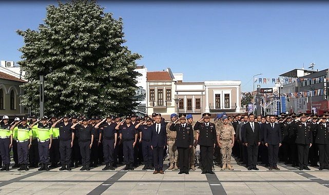 Edirne'de jandarmanın kuruluşunun 187'inci yılı törenle kutlandı