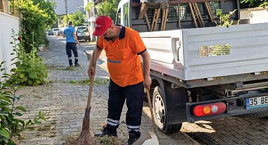 Efeler Belediyesi'nden sokaklarda temizlik çalışması