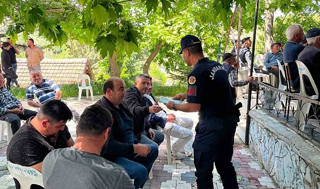 Eğirdir jandarmasından boğulma vakalarına karşı farkındalık çalışması