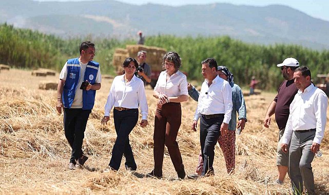 Ekinanbarı'nda üreticinin yükünü hafifleten destek