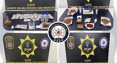 Elazığ'da uyuşturucu operasyonu: 17 şüpheli tutuklandı
