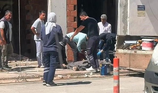 Elektrik akımına kapılıp inşaattan düşerek öldü