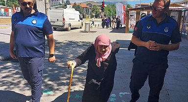 Erzincan zabıtasından gönülleri ısıtan davranış