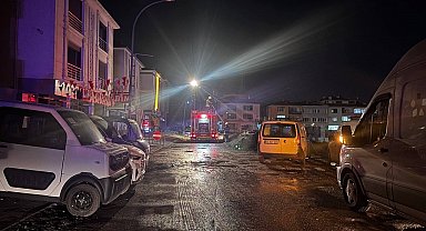 Erzincan'da inşaat sahasında doğal gaz sızıntısı paniği
