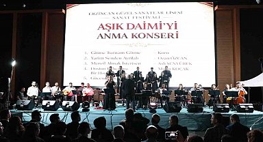 Erzincan'da Sanat Festivali Âşık Daimi eserleriyle başladı