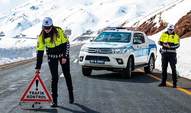 Erzurum kent merkezinde bir ayda 146 trafik kazası