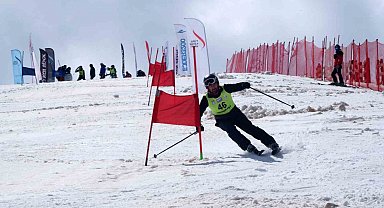 Erzurum'da Haziran ayında kayak keyfi