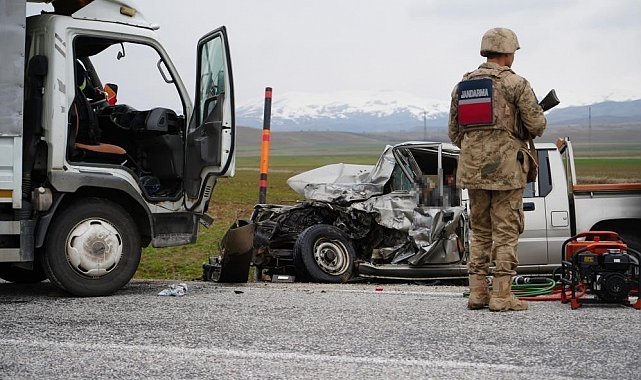 Erzurum'da jandarma bölgesinde bir ayda 34 kişi trafik kazalarında yaralandı