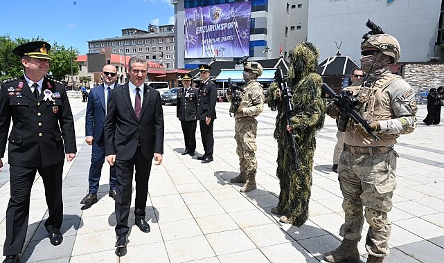 Erzurum'da jandarmanın 187. yılına özel tanıtım standı