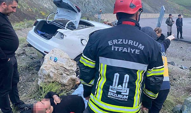 Erzurum'da trafik kazası: 4 yaralı