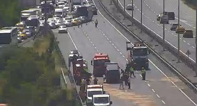 Eyüpsultan'da zincirlime trafik kazası: 6 yaralı