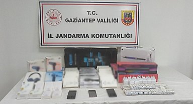 Gaziantep'te 1,4 milyon TL değerinde kaçak malzeme ele geçirildi: 2 gözaltı